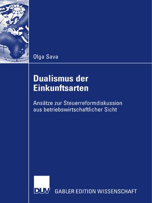 cover image of Dualismus der Einkunftsarten